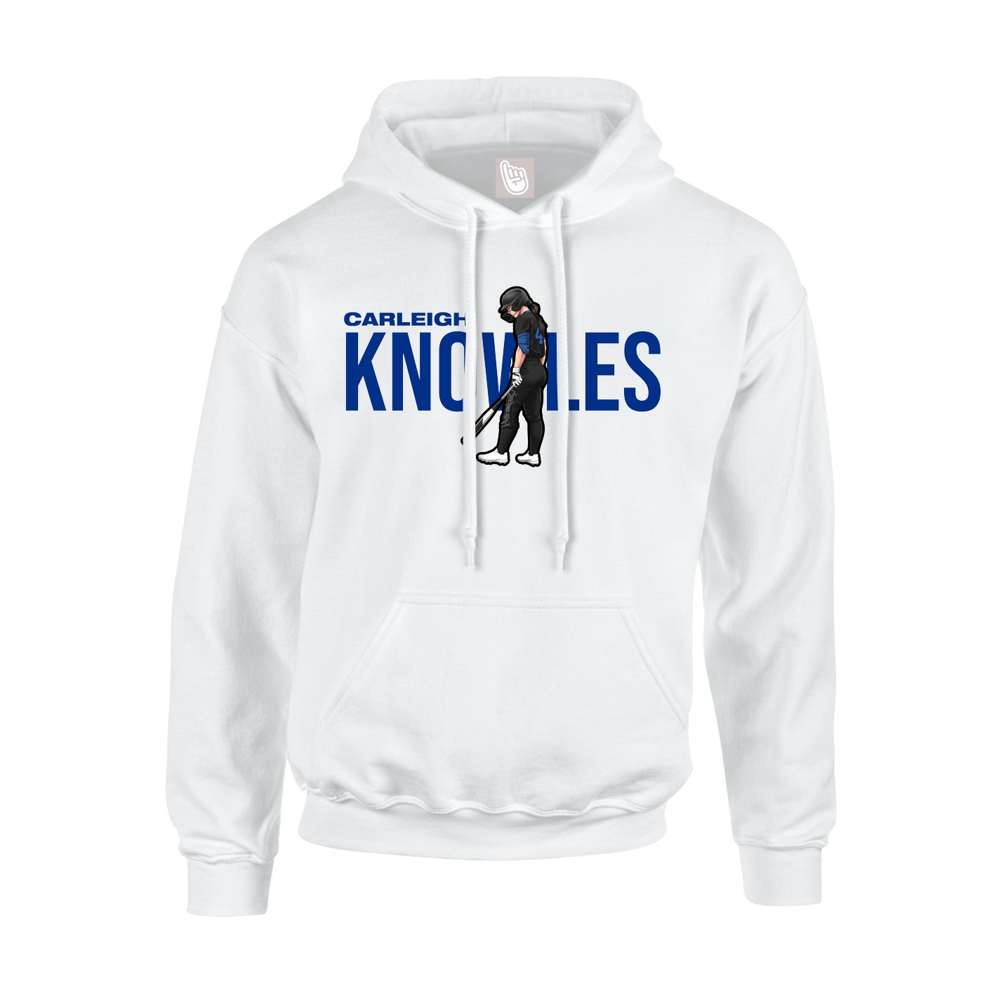 Hoodie — Player Name in White