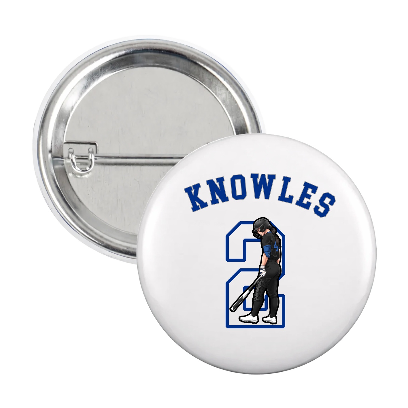 Game Day Button — Shirsey Arch in White