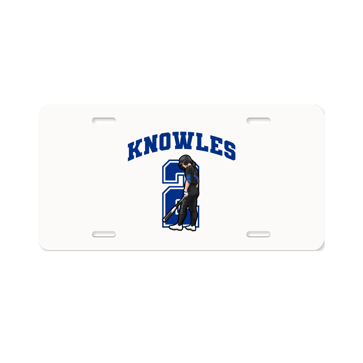 License Plate — Number in Classic