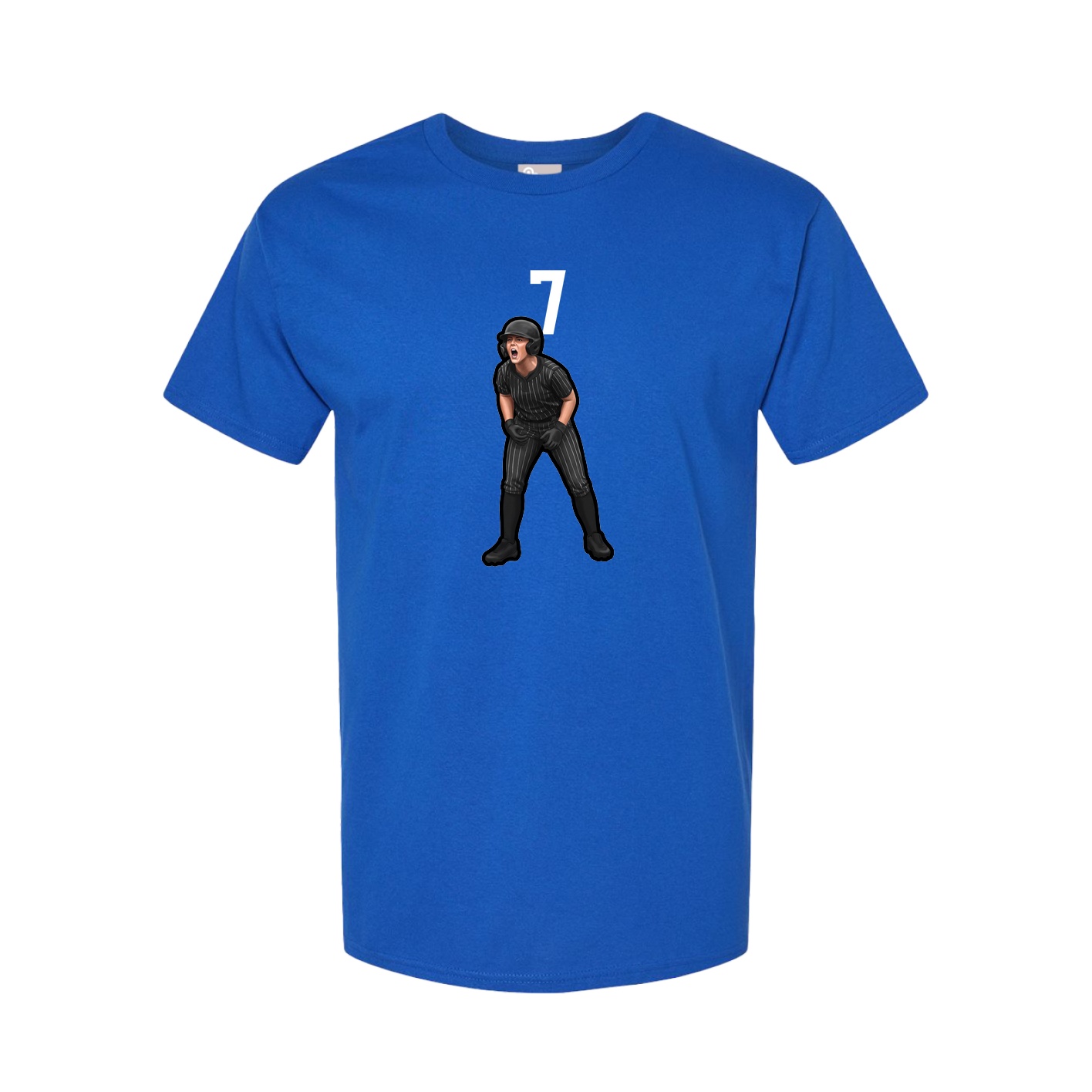 Tee — Number Top in Royal