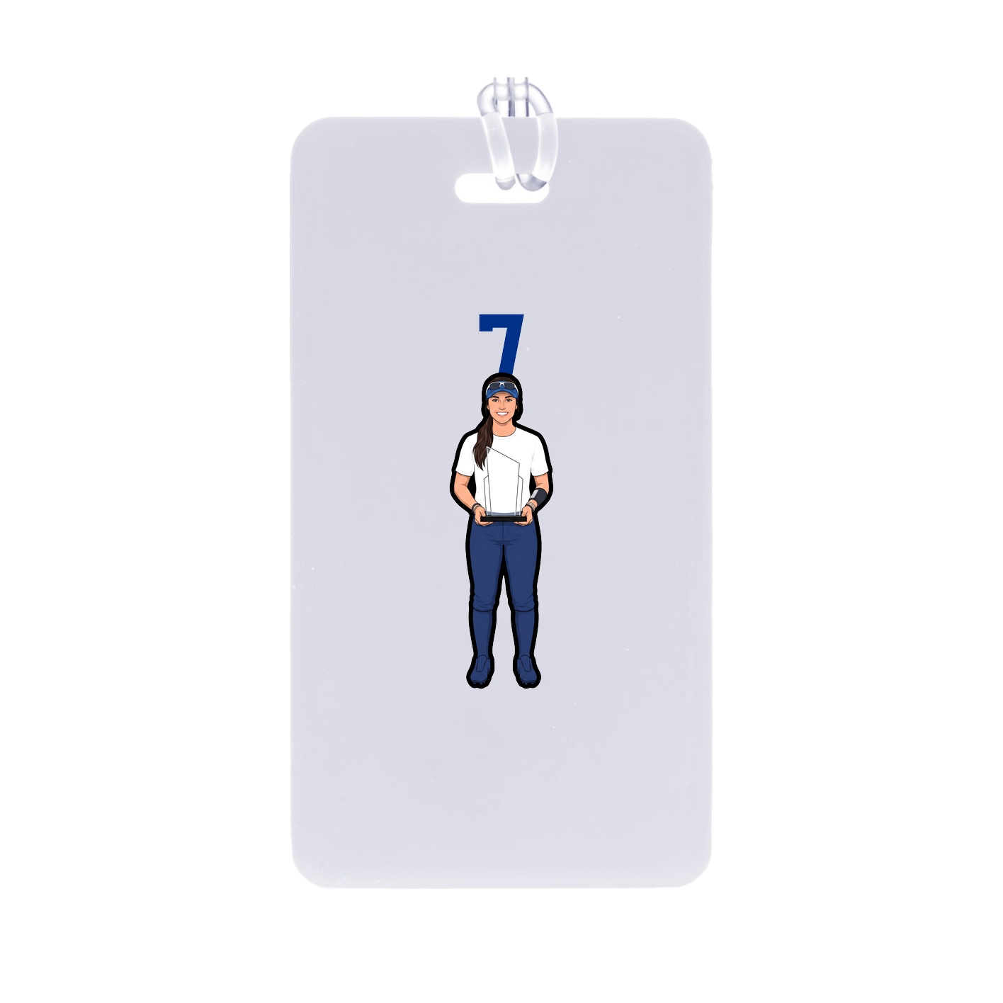 Bag Tag — Number Top in Classic