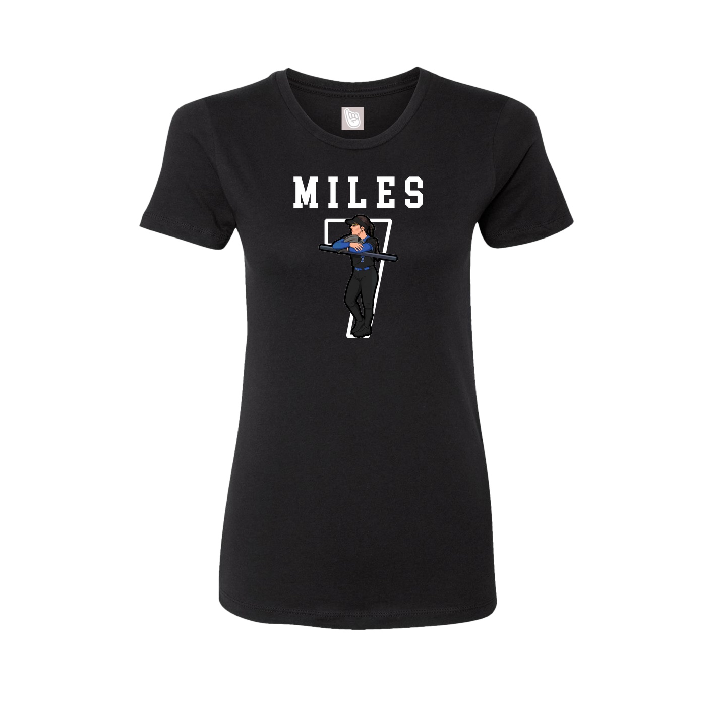 Fitted Women's Tee — Shirsey in Black