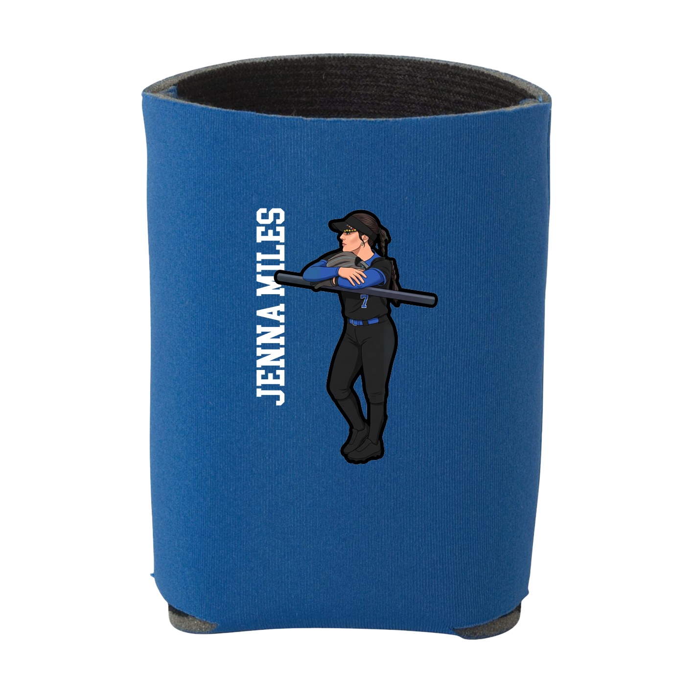 Can Holder — Name Vertical in Royal