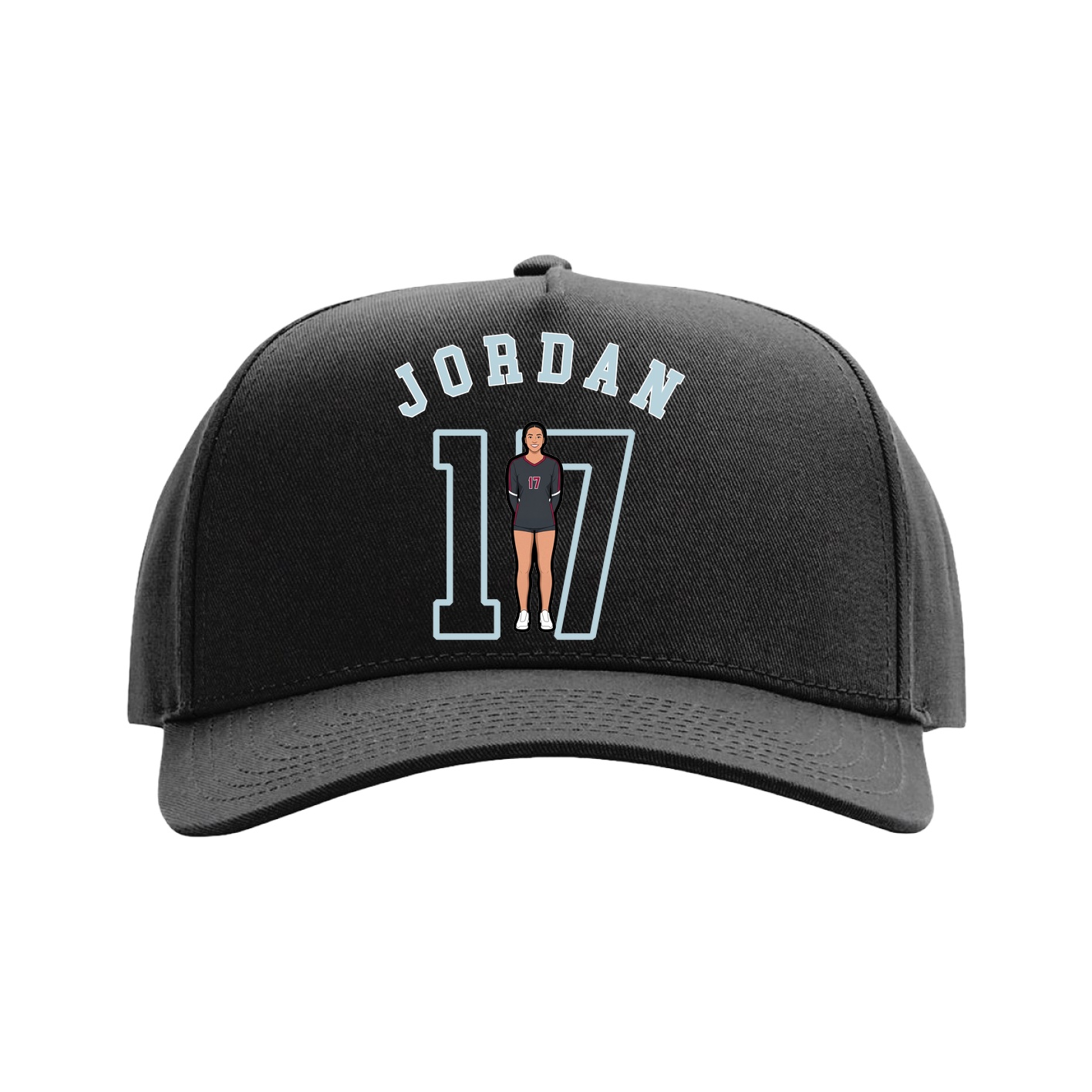 Full Fabric Five-Panel Champ Cap