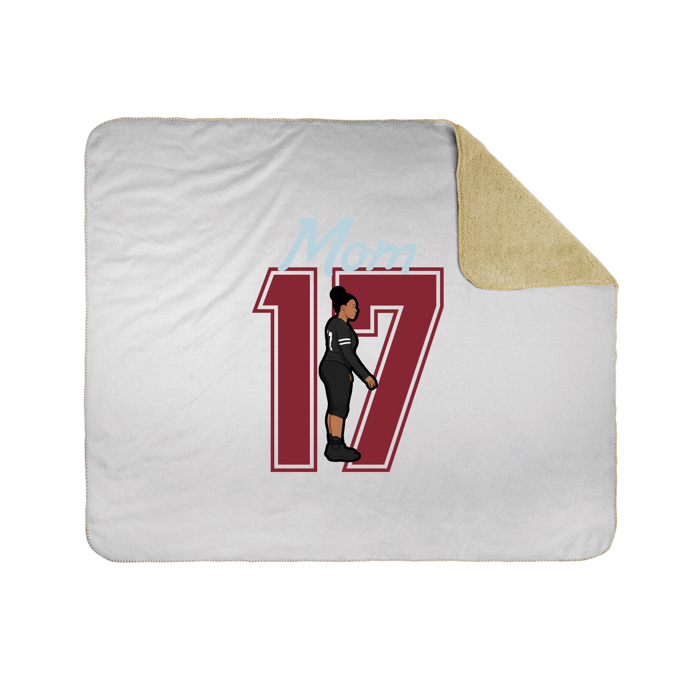 Throw Blanket — Mothers Day Shirsey in White