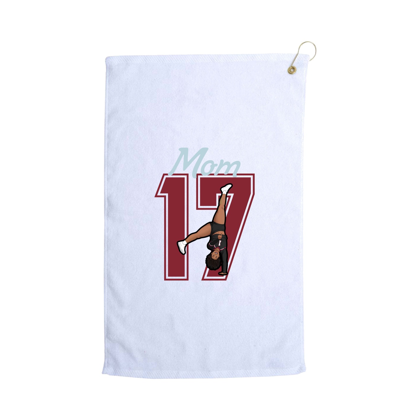 Golf Towel — Mothers Day Shirsey in White