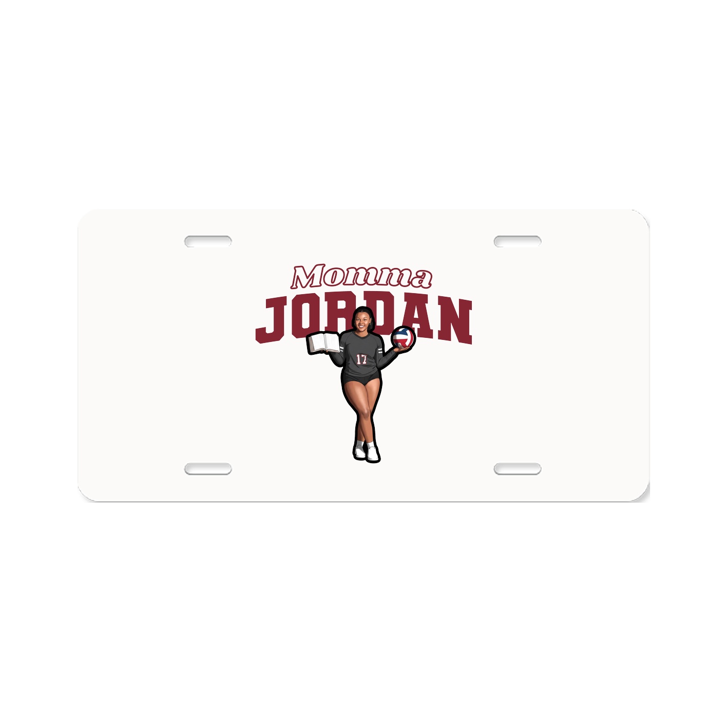 License Plate — Mothers Day Block in Classic