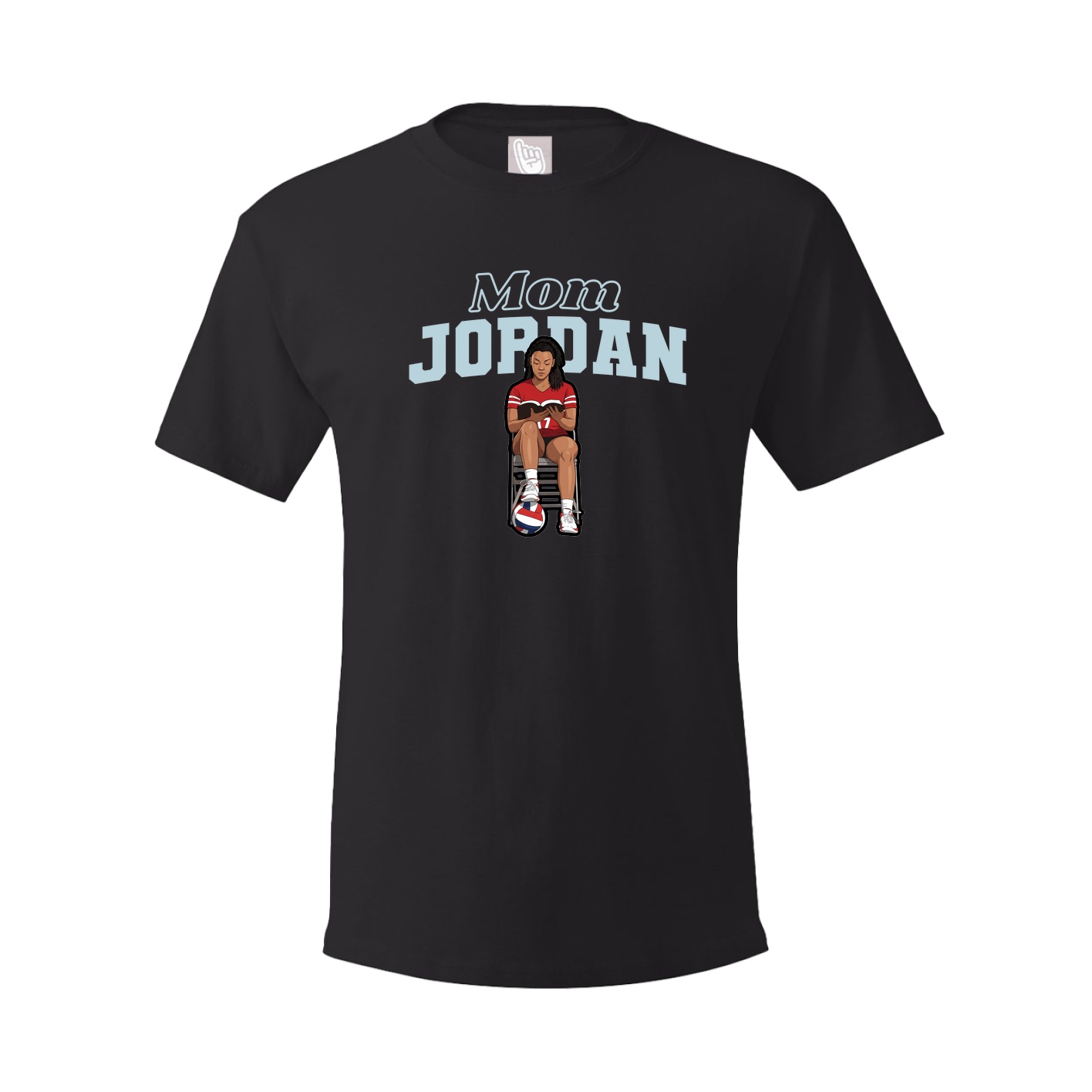 Youth Tee — Mothers Day Block in Black