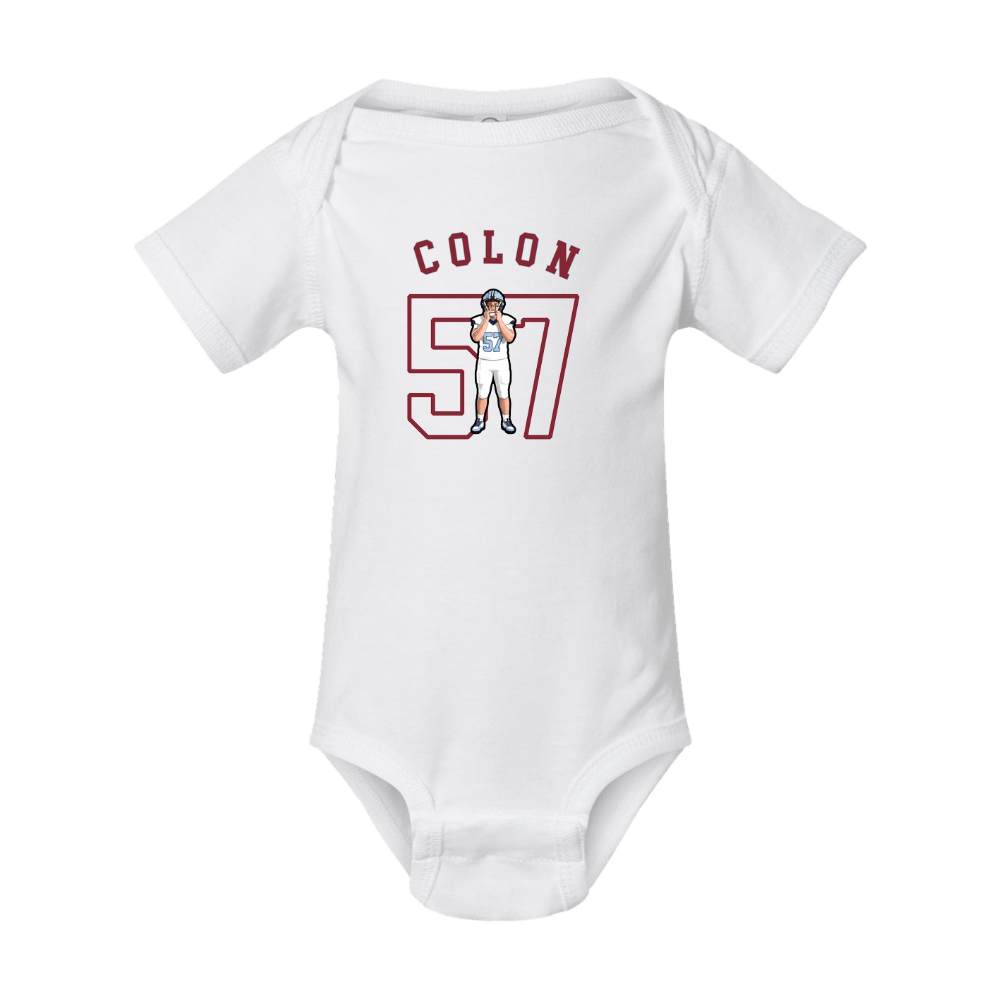 Baby Onesie — Shirsey Arch in White