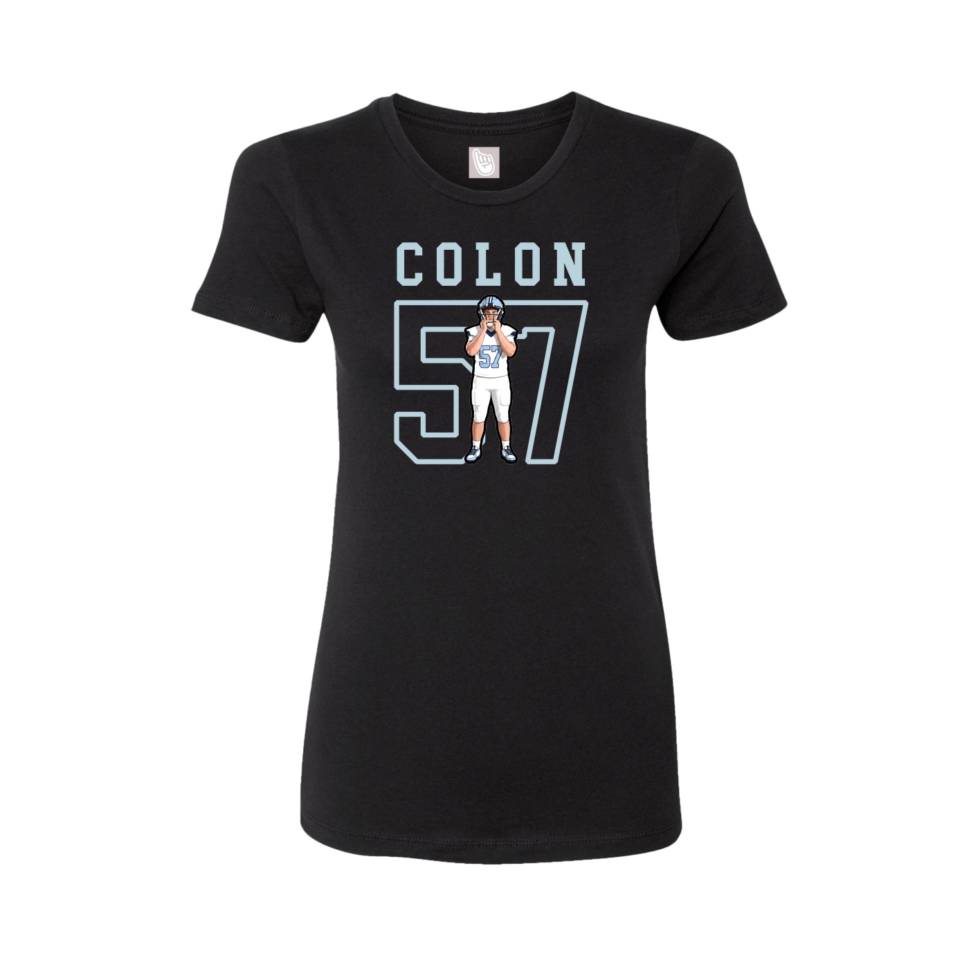 Fitted Women's Tee — Shirsey in Black
