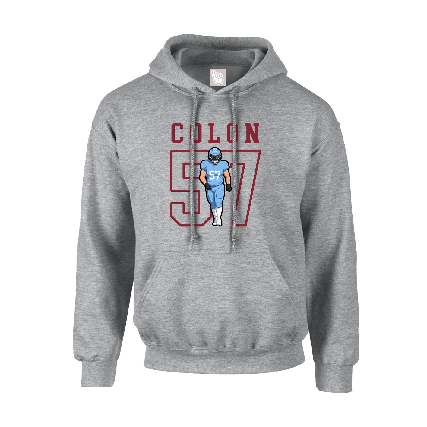 Hoodie — Shirsey in Grey