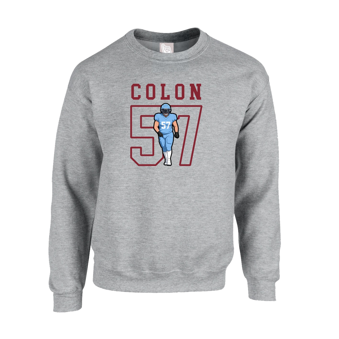 Fleece Crew — Shirsey in Grey
