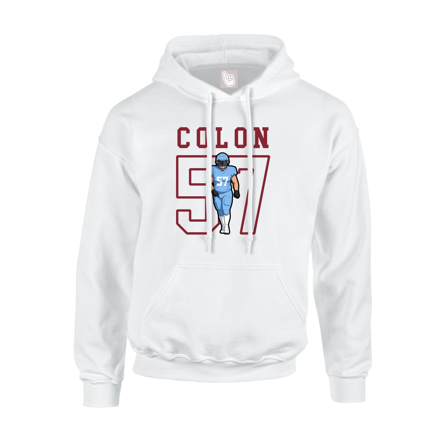 Youth Hoodie — Shirsey in White