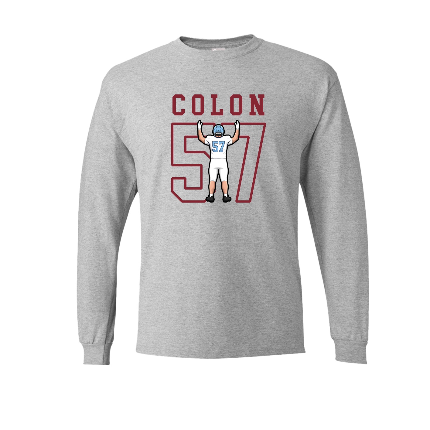 Long Sleeve Tee — Shirsey in Grey