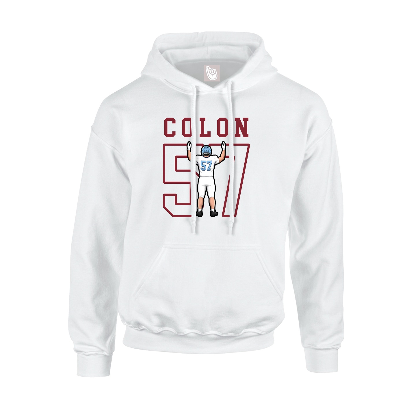 Youth Hoodie — Shirsey in White