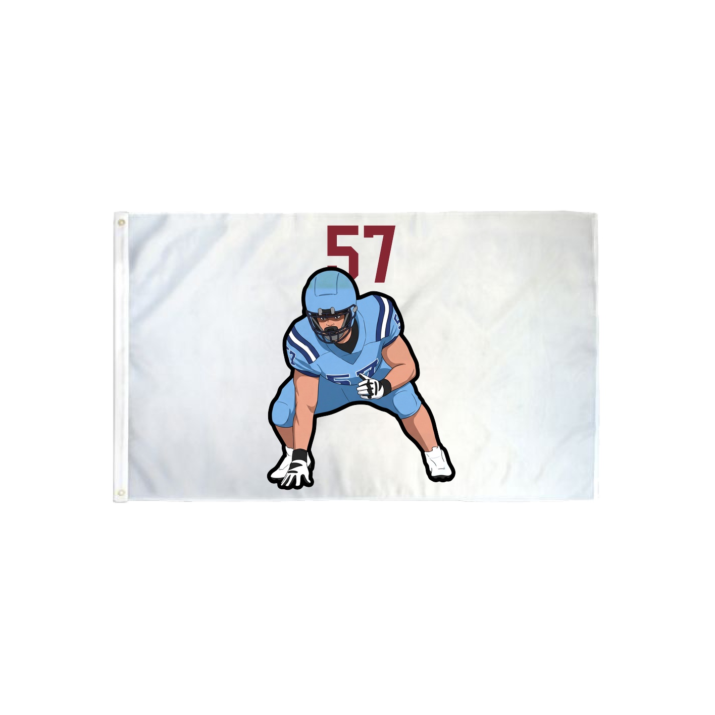 3x5 Flag — Number Top in Classic