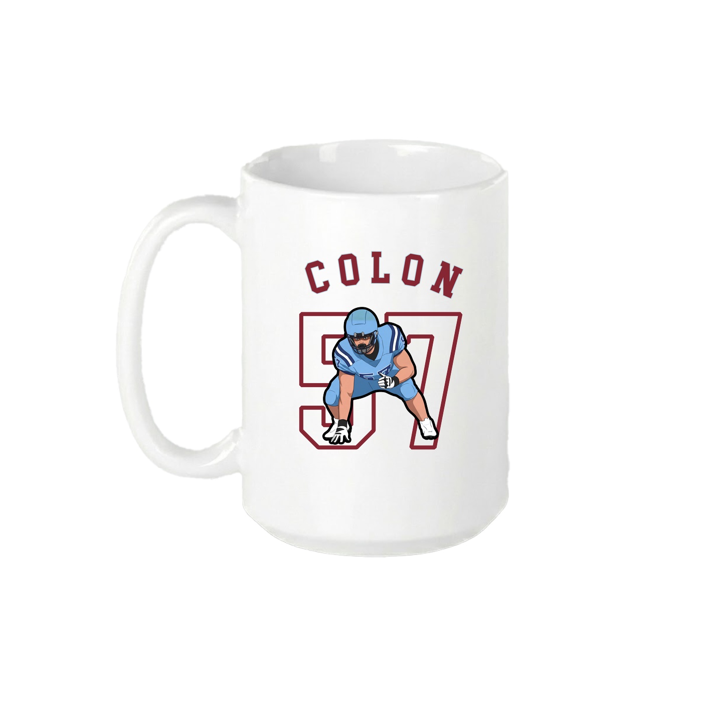 15oz Coffee Mug — Shirsey Arch in White