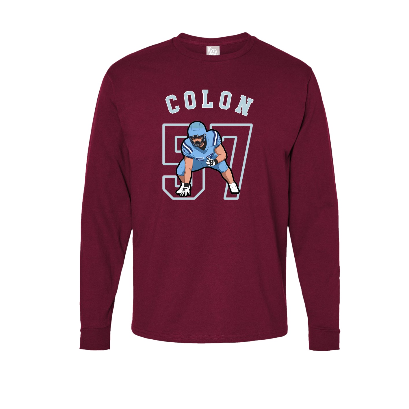 Long Sleeve Tee — Shirsey Arch in Cardinal