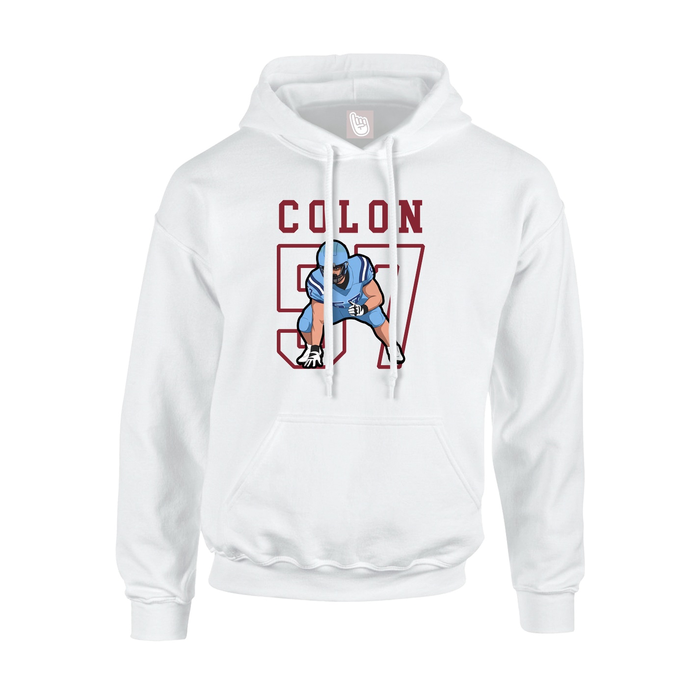 Hoodie — Shirsey in White
