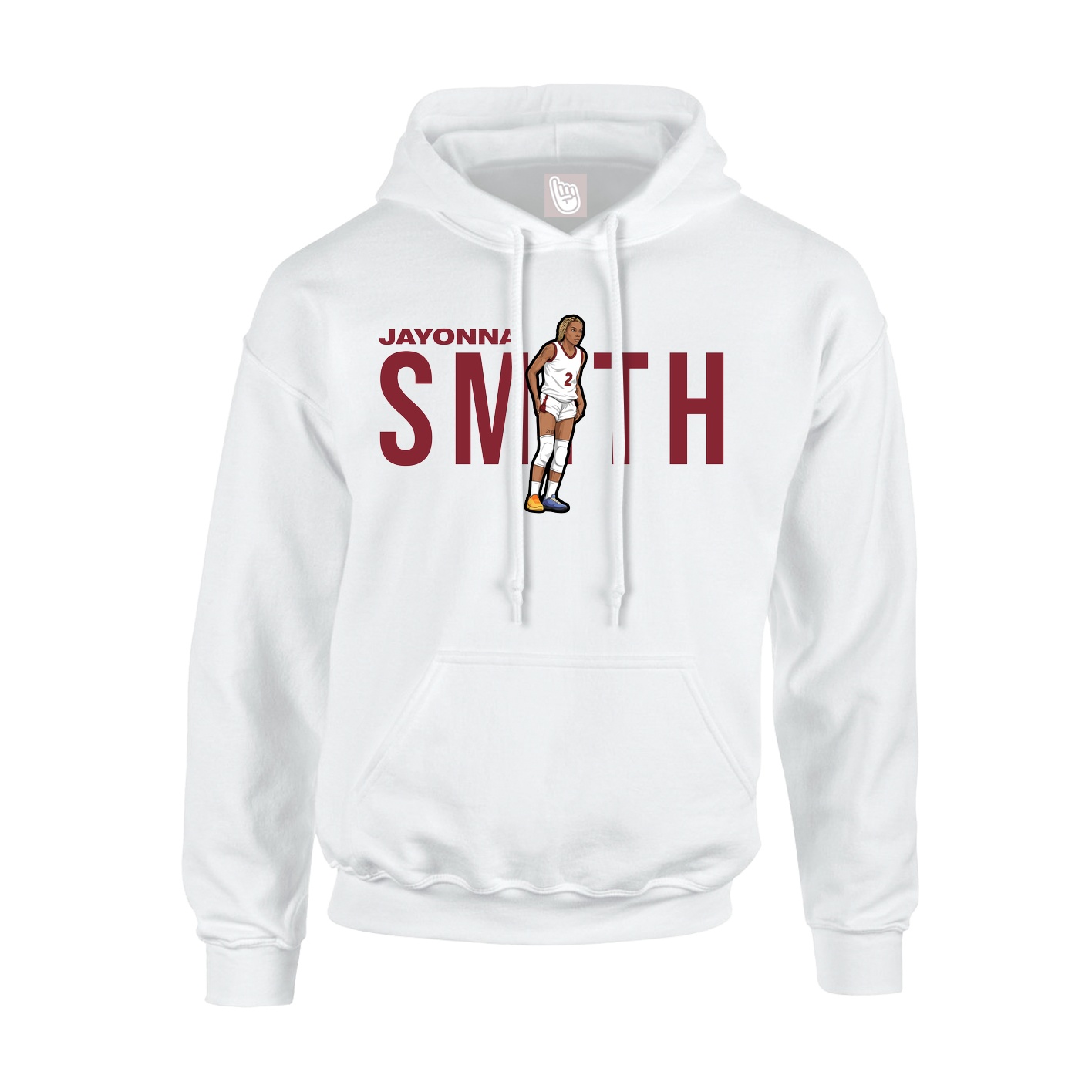 Hoodie — Player Name in White