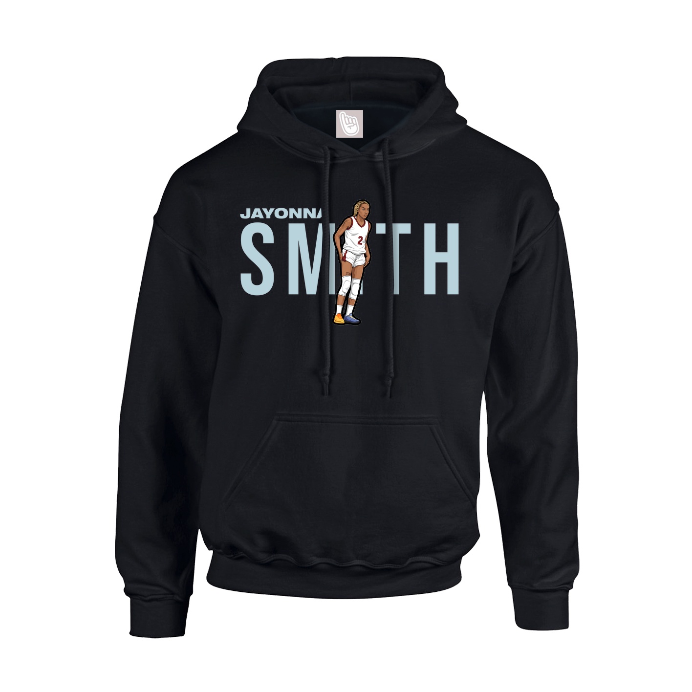 Youth Hoodie — Player Name in Black