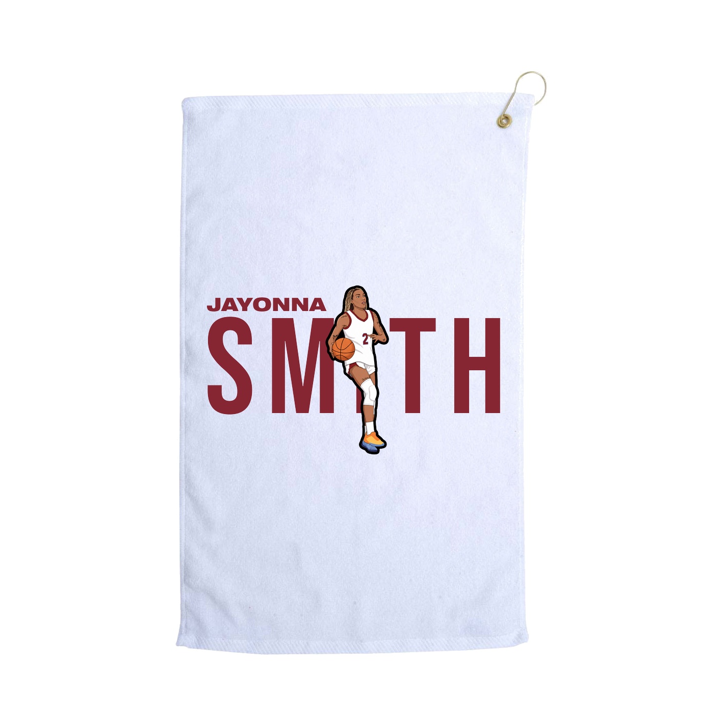 Golf Towel — Player Name in White