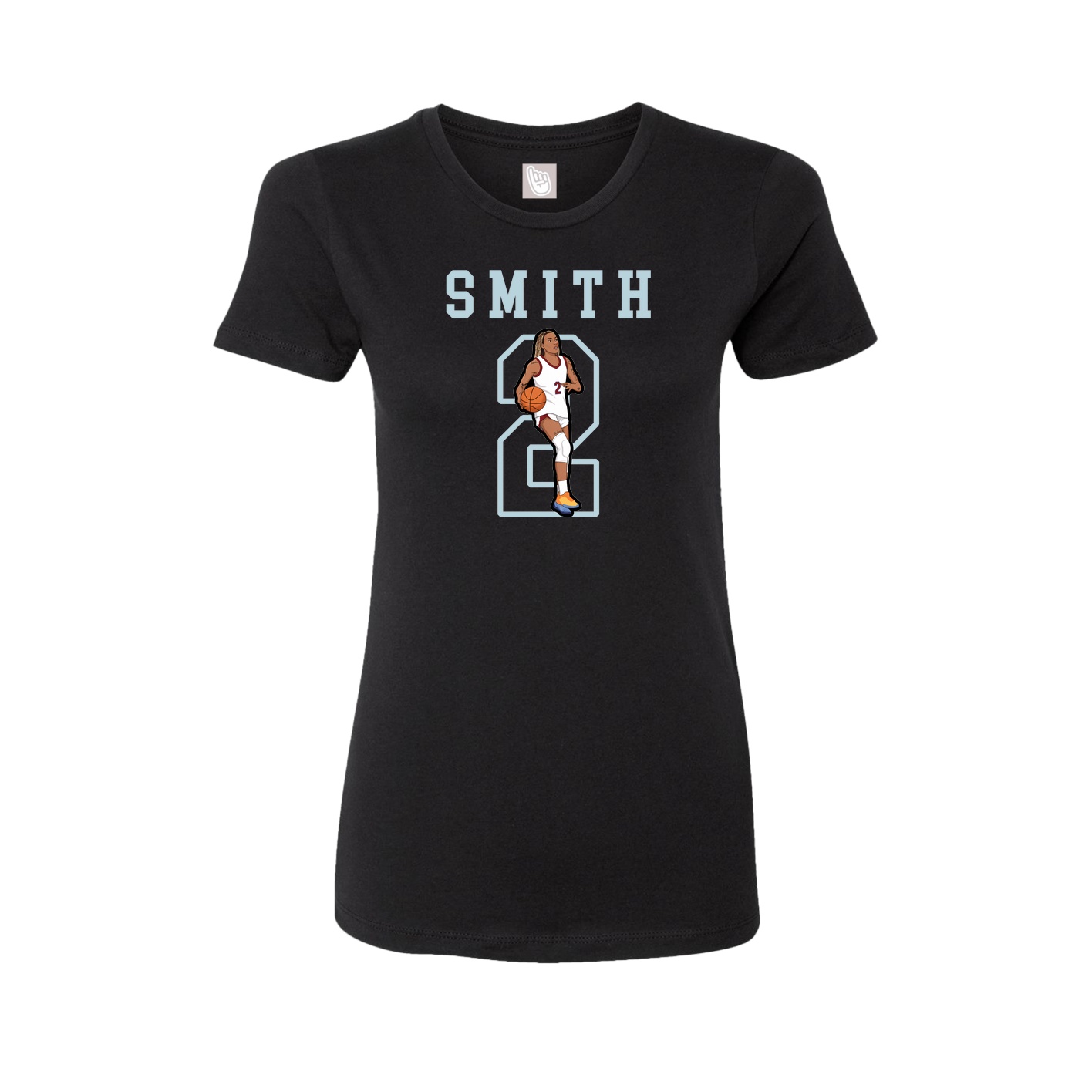 Fitted Women's Tee — Shirsey in Black