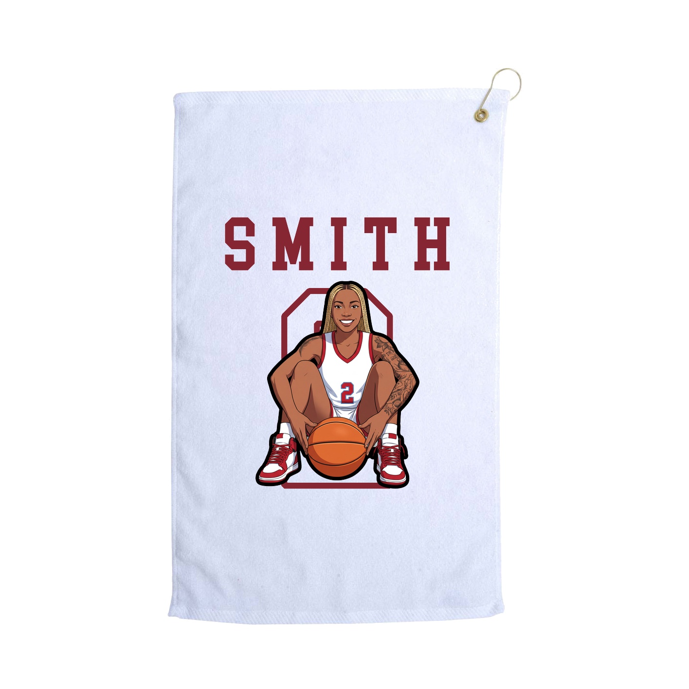 Golf Towel — Shirsey in White