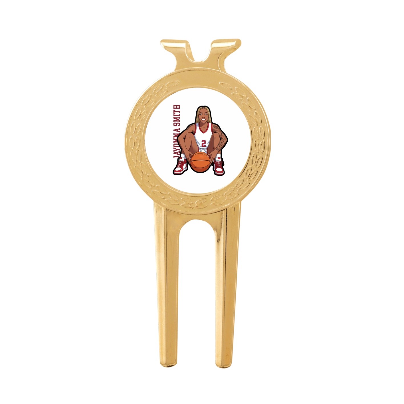 Divot Tool with Ball Marker — Name Vertical in Classic