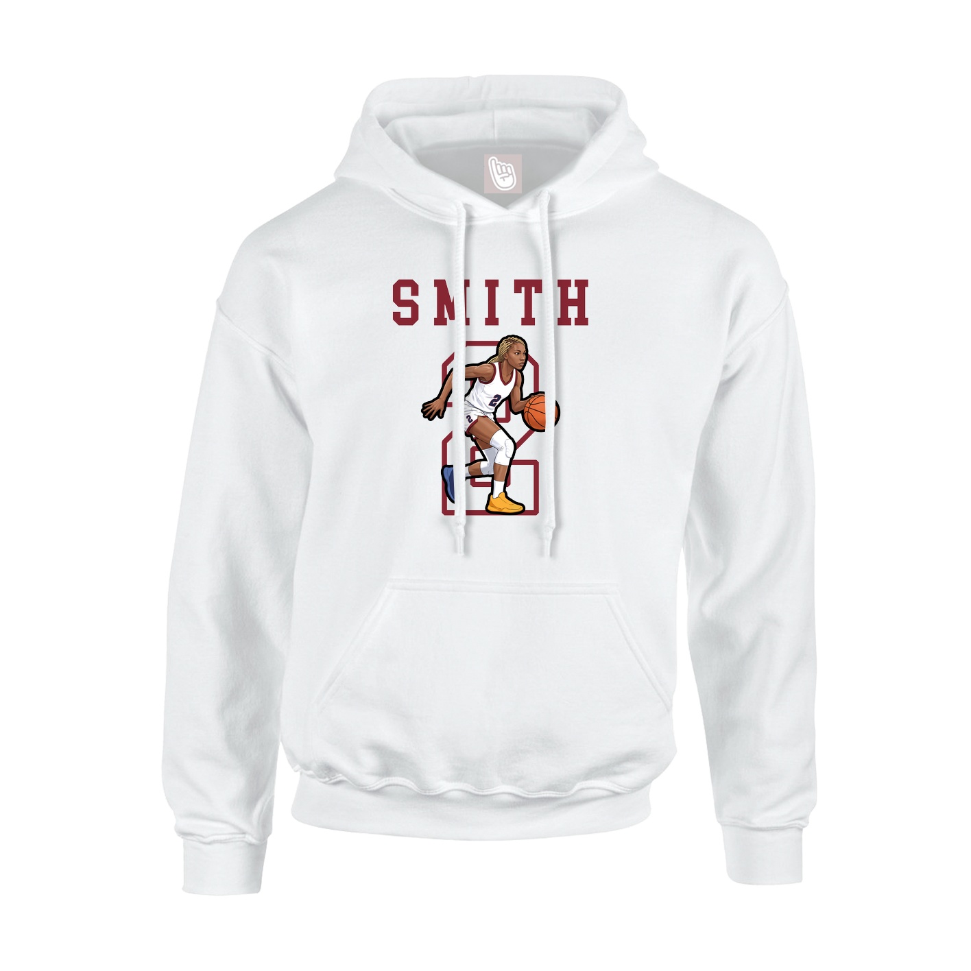 Hoodie — Shirsey in White