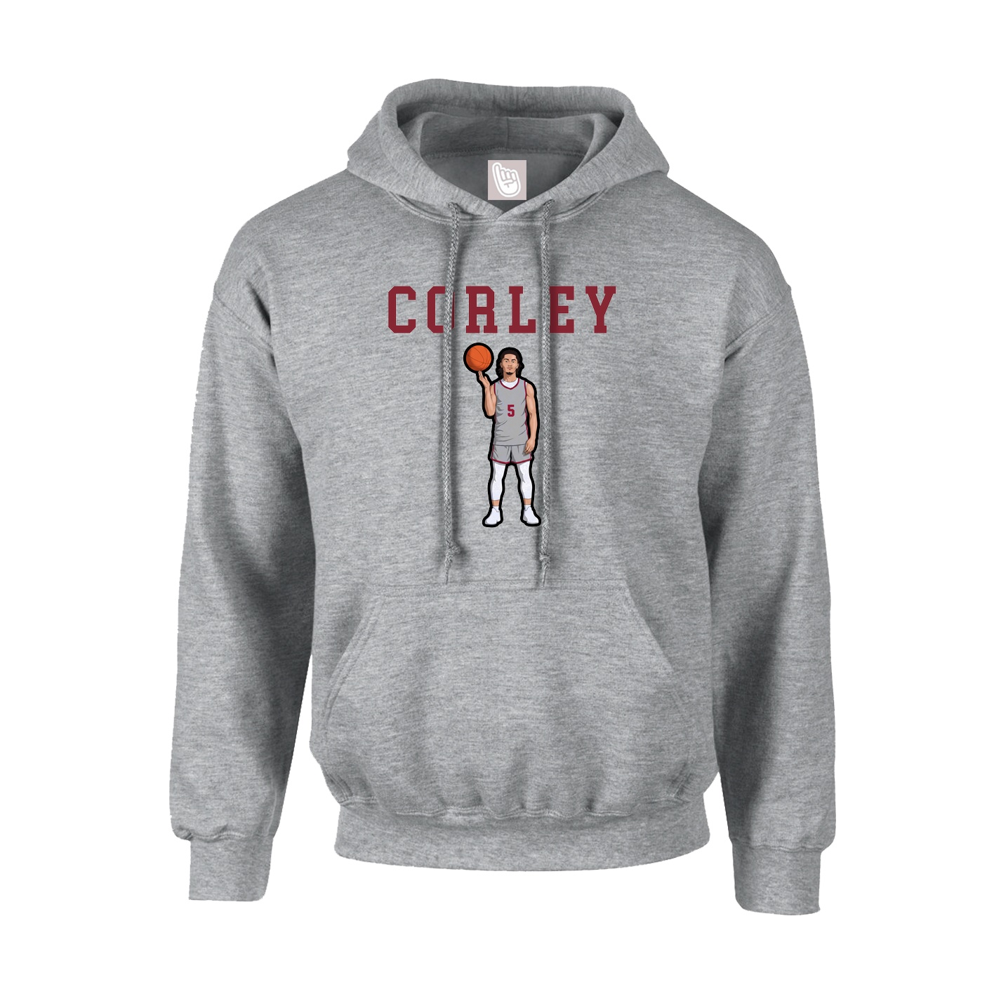 Hoodie — Shirsey in Grey