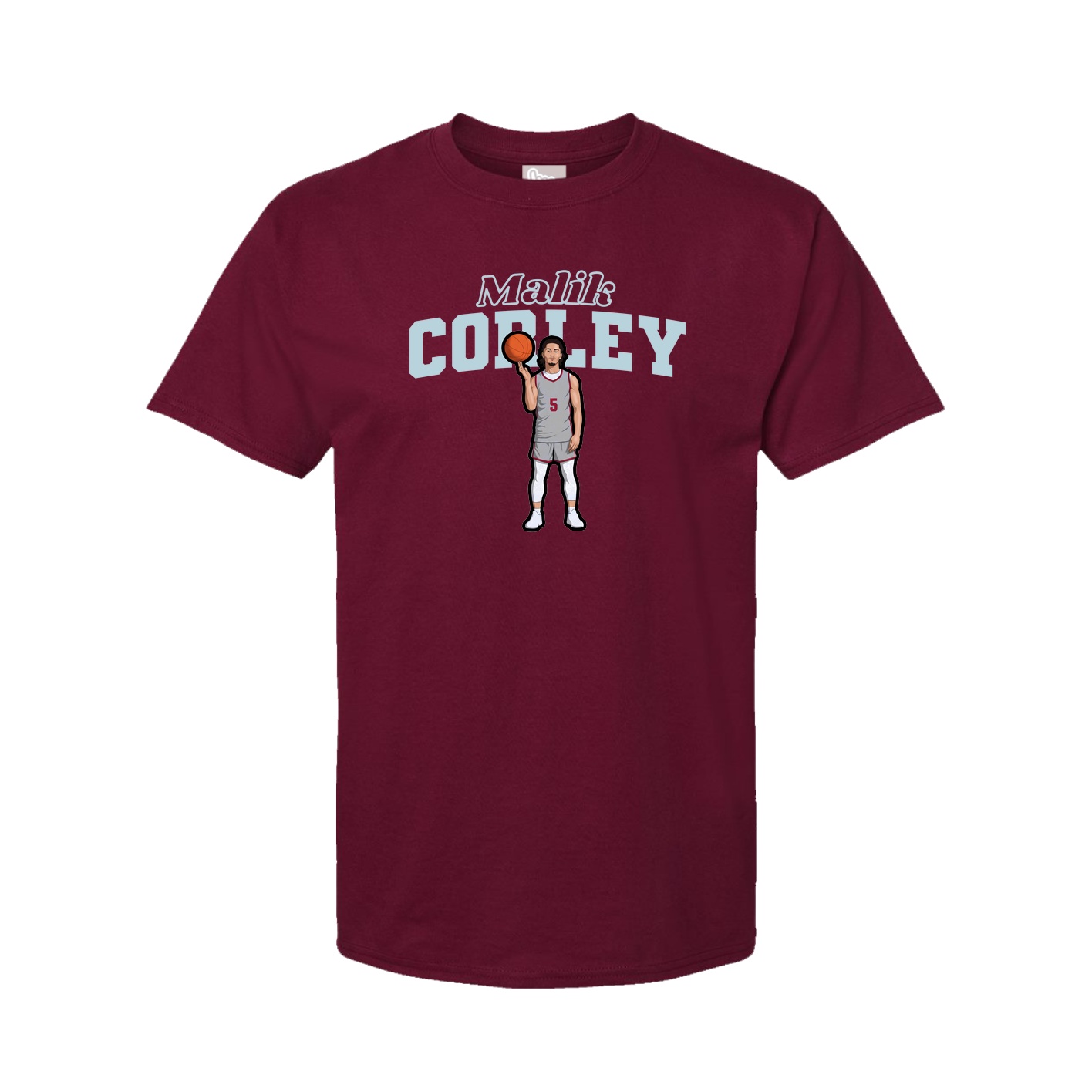 Youth Tee — Name Arch in Cardinal