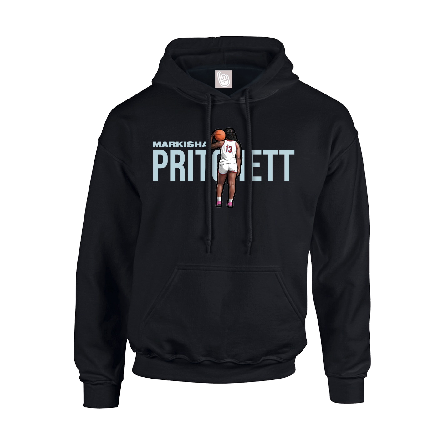 Hoodie — Player Name in Black