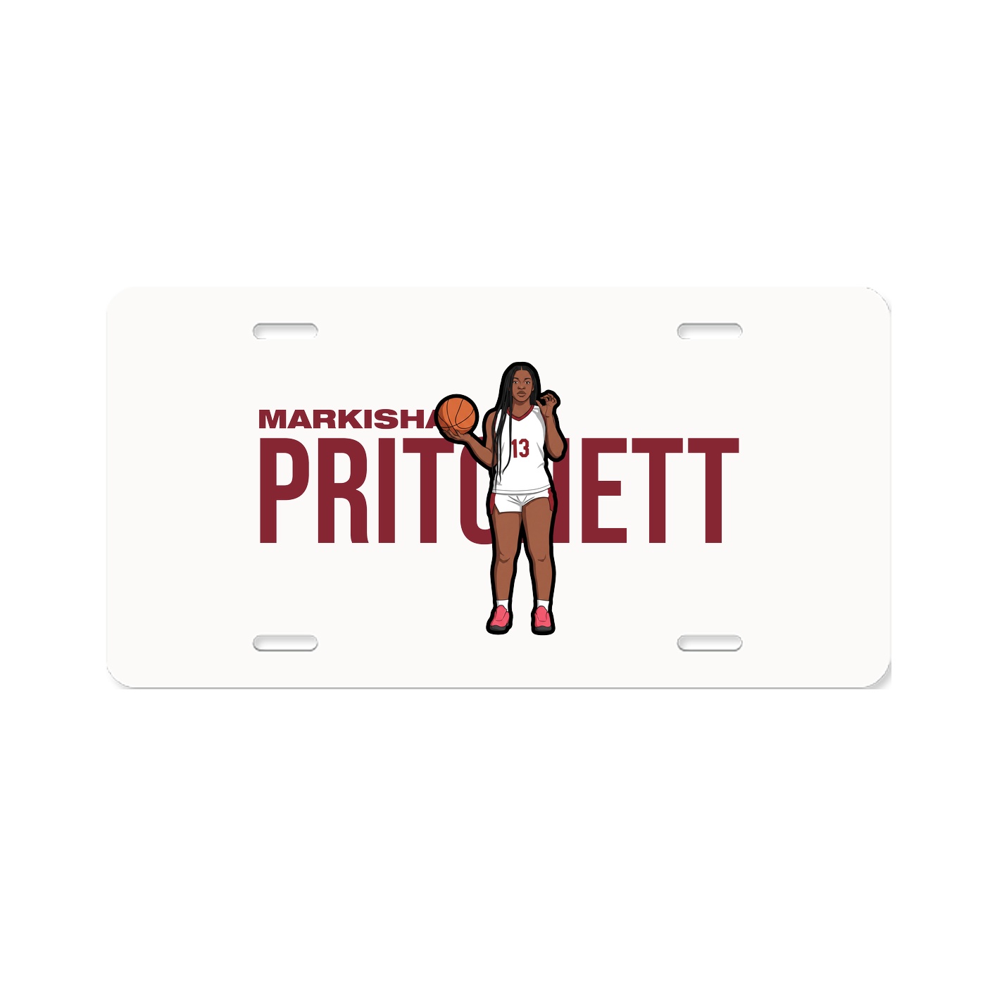 License Plate — Player Name in Classic