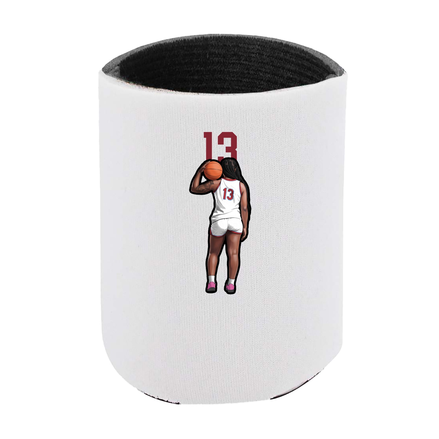 Can Holder — Number Top in White