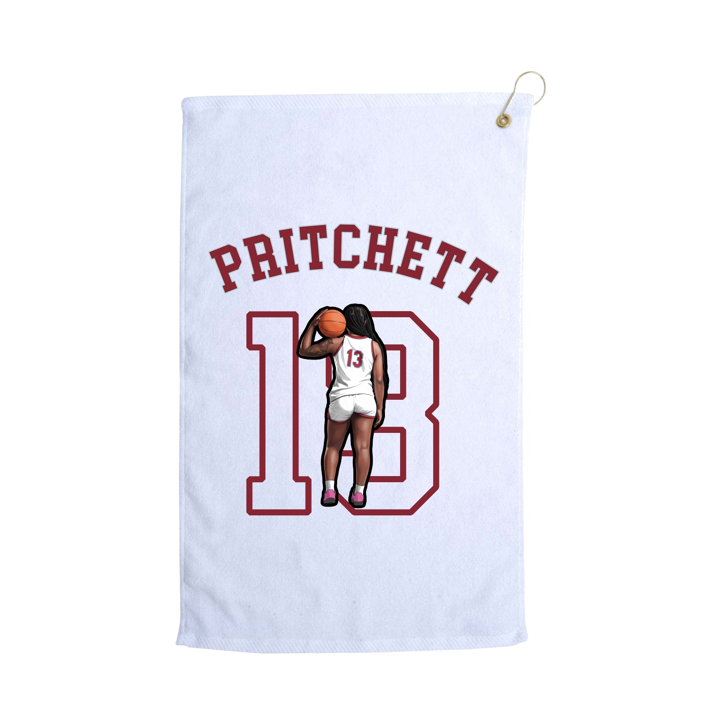 Golf Towel — Shirsey Arch in White