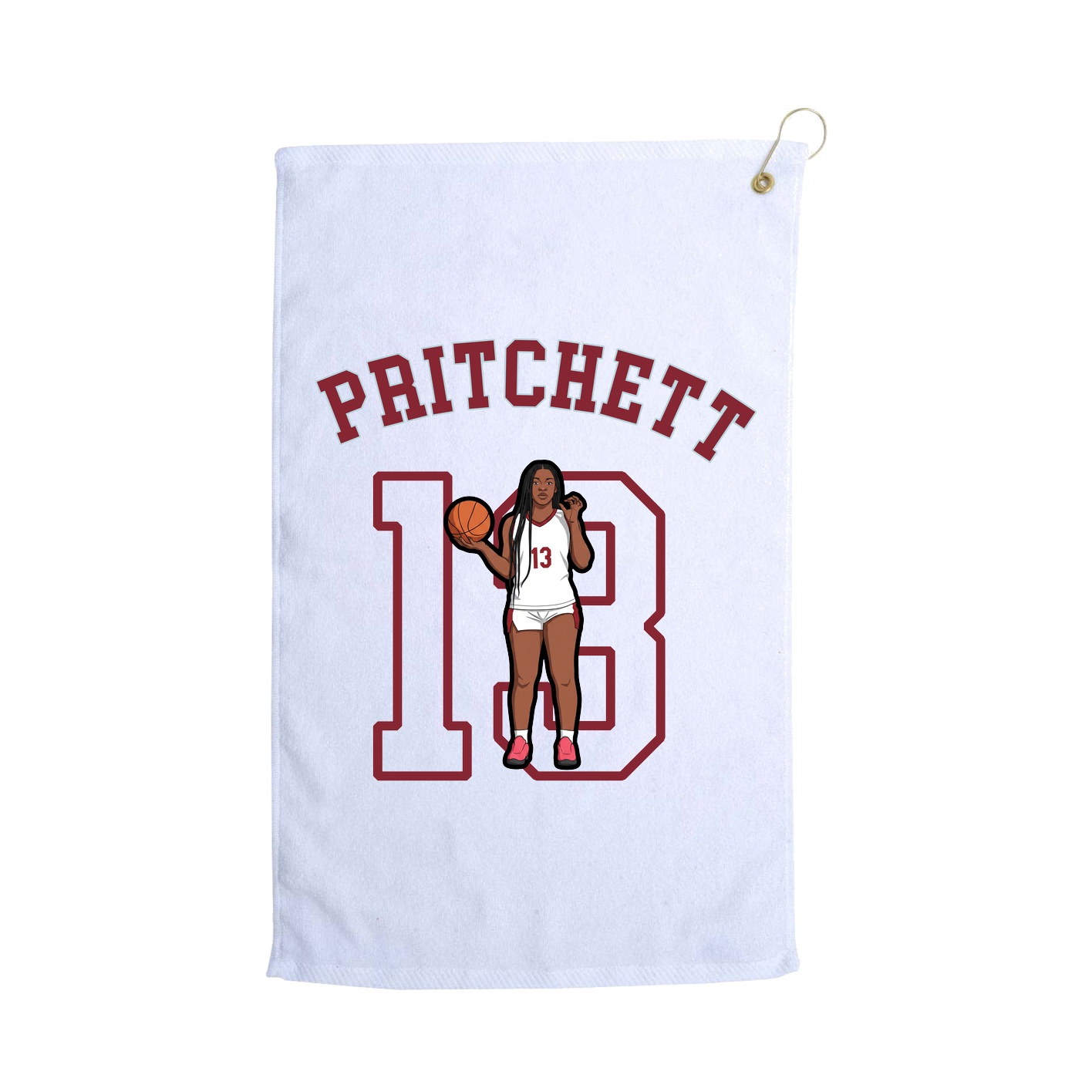 Golf Towel — Shirsey Arch in White