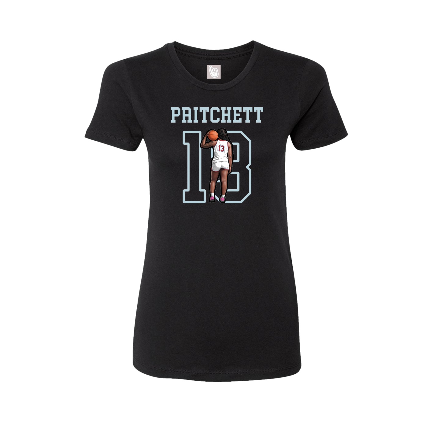 Fitted Women's Tee — Shirsey in Black
