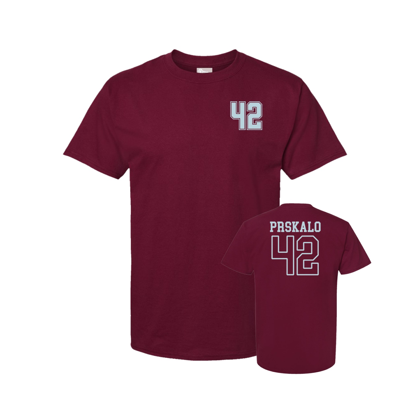 Tee — Chest Back in Cardinal