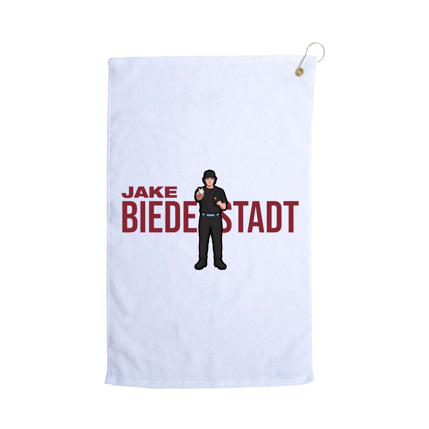 Golf Towel — Player Name in White