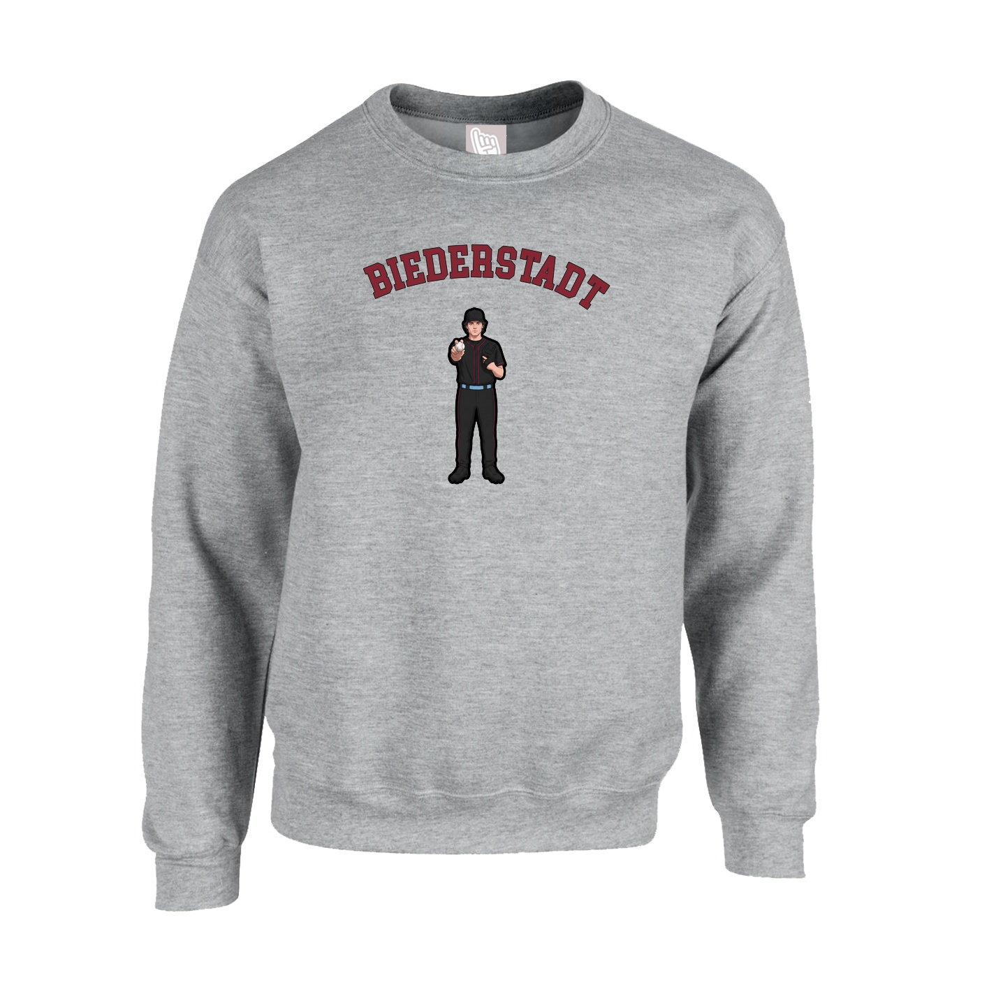Fleece Crew — Shirsey Arch in Grey