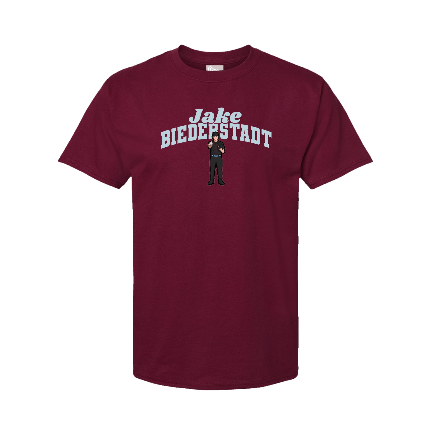 Tee — Signature Arch in Cardinal