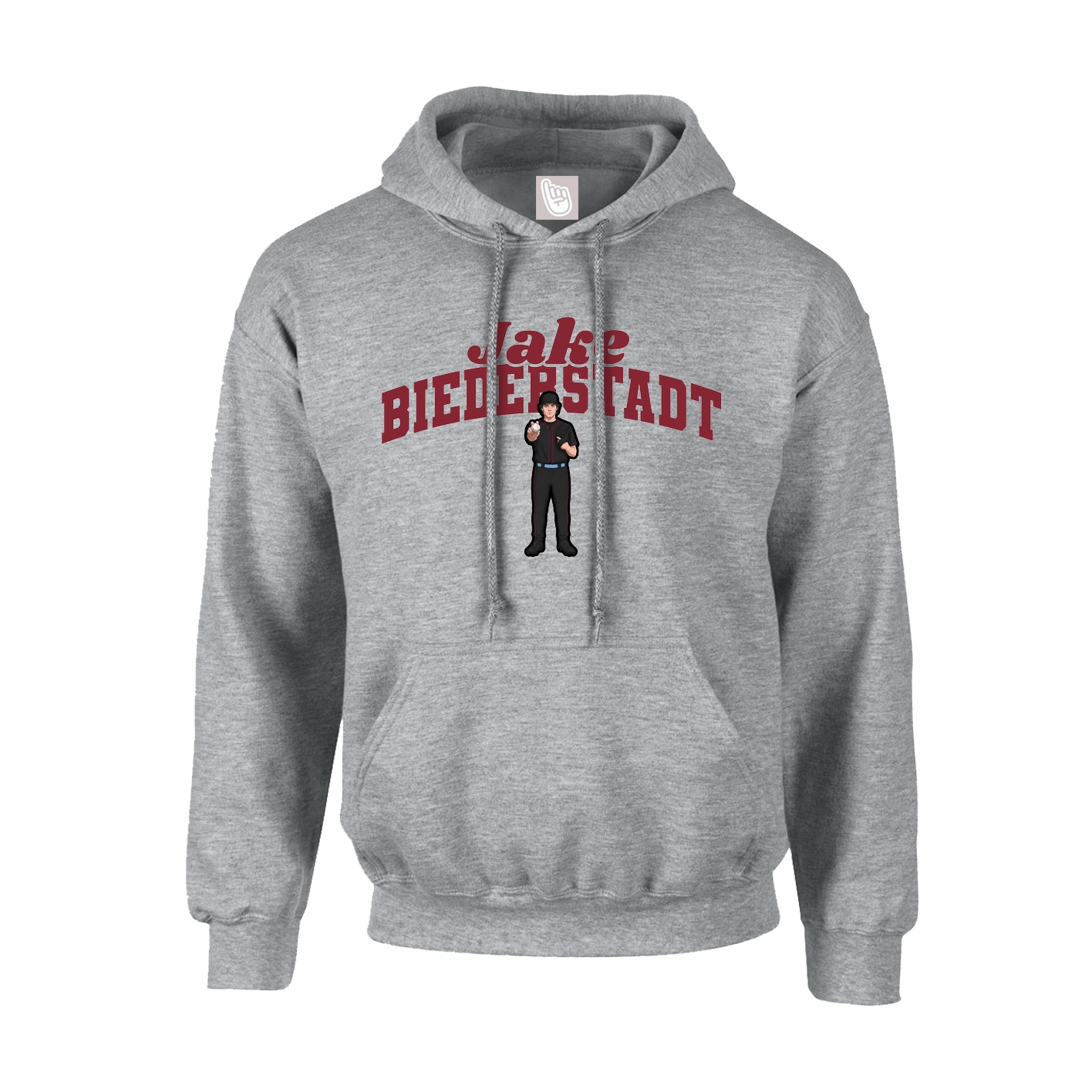 Hoodie — Signature Arch in Grey