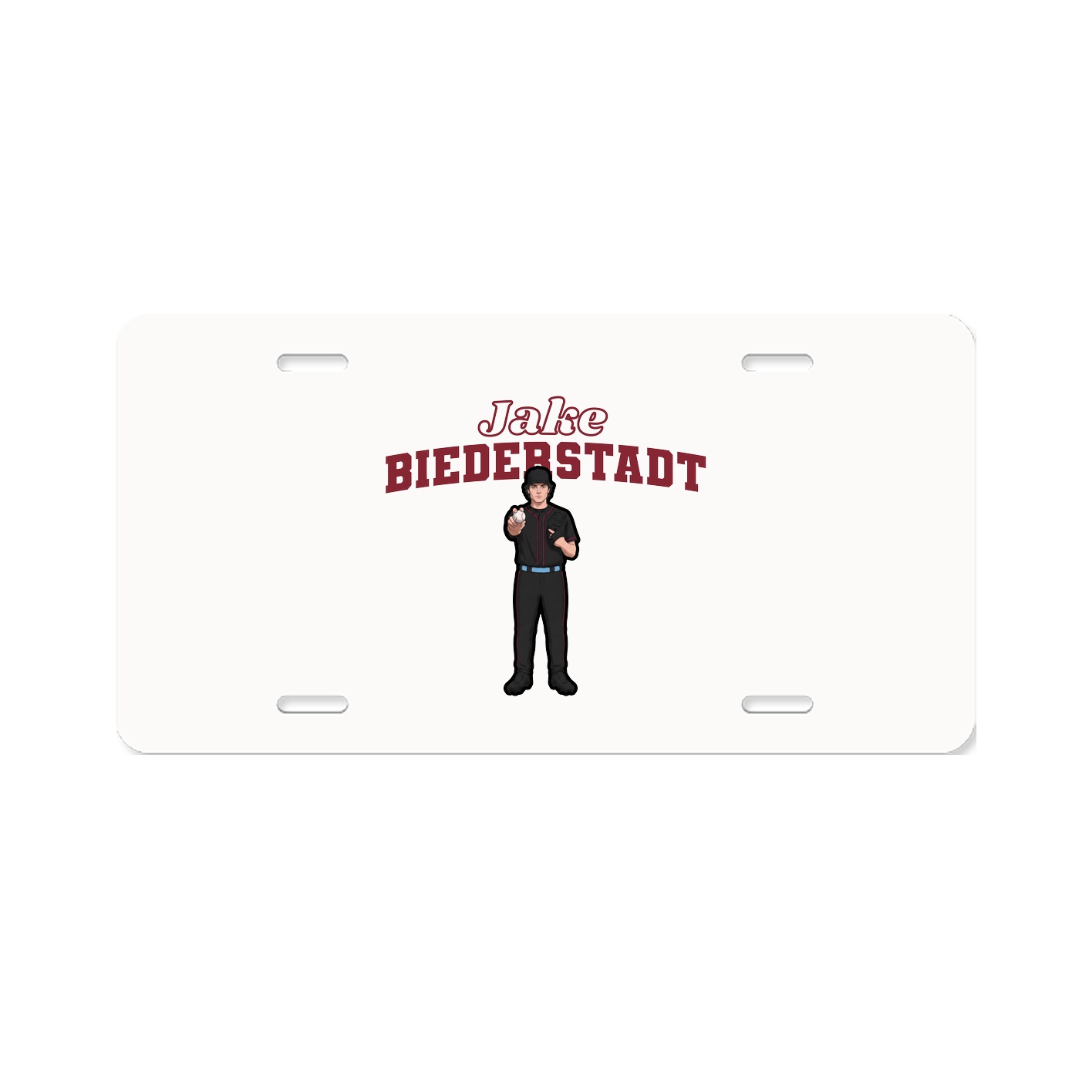 License Plate — Name Arch in Classic