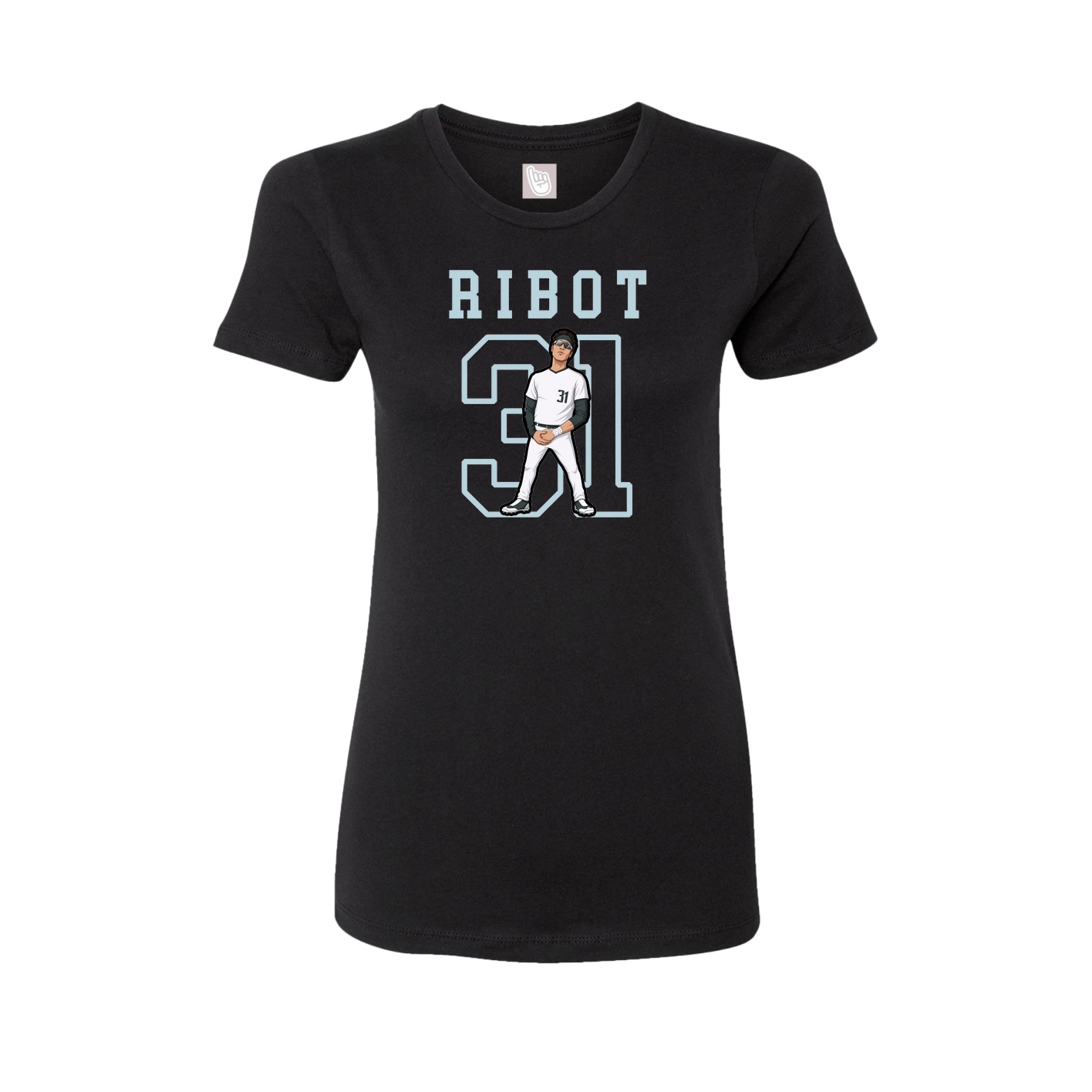 Fitted Women's Tee — Shirsey in Black