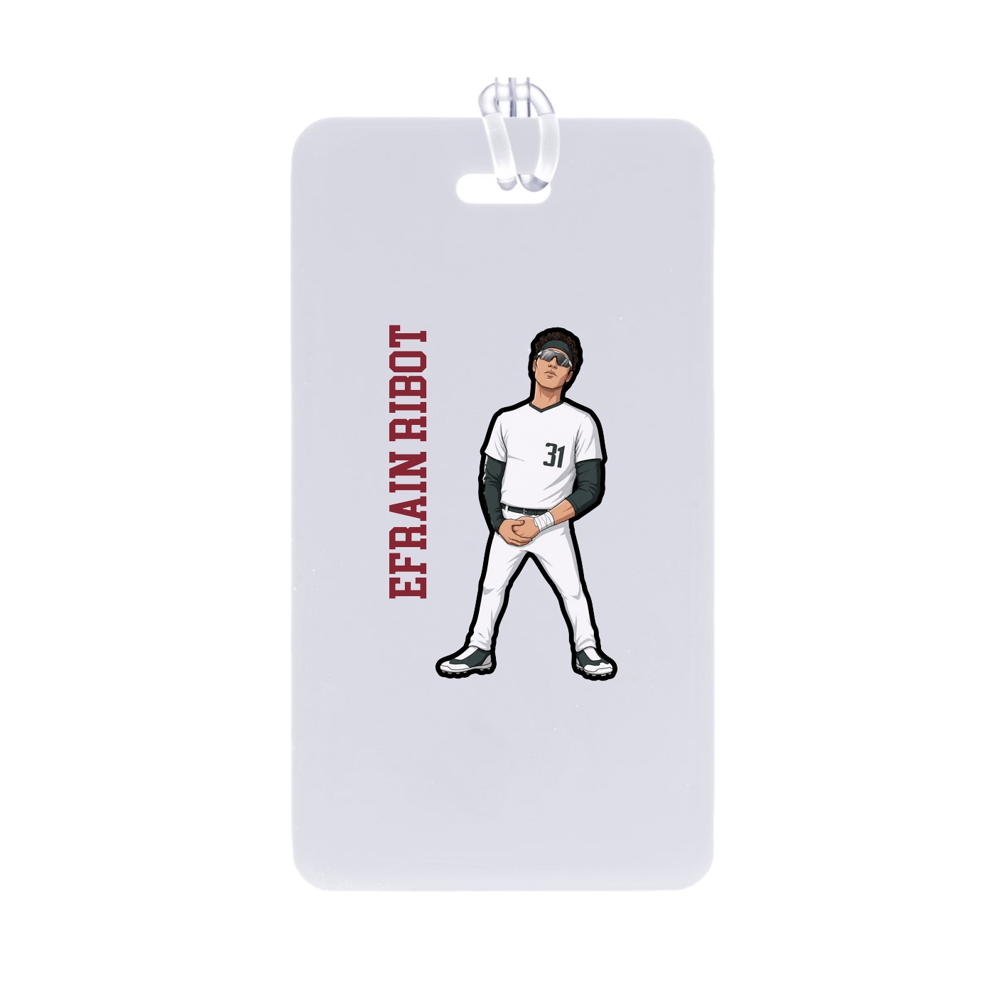Bag Tag — Name Vertical in Classic