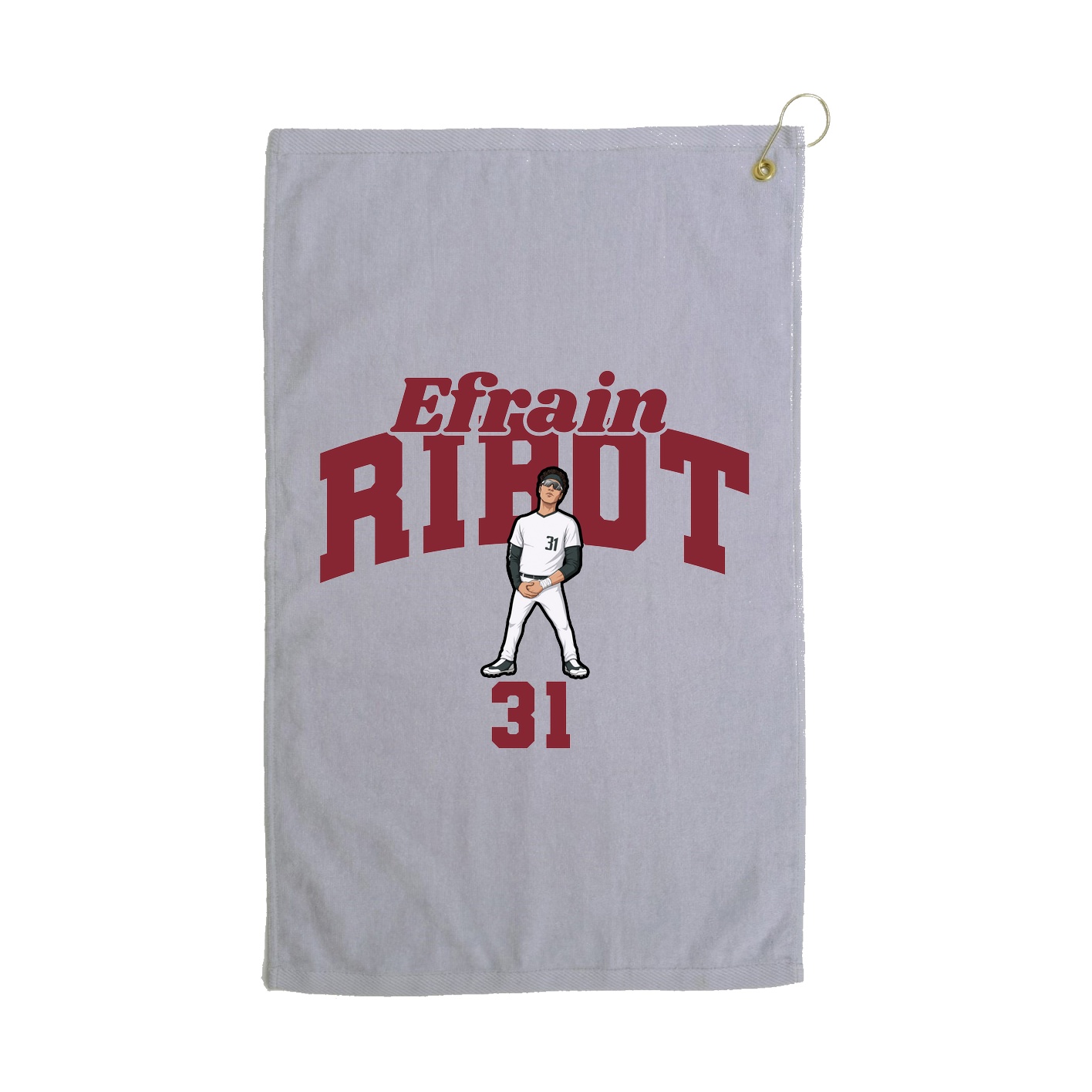 Golf Towel — Signature Arch in Grey