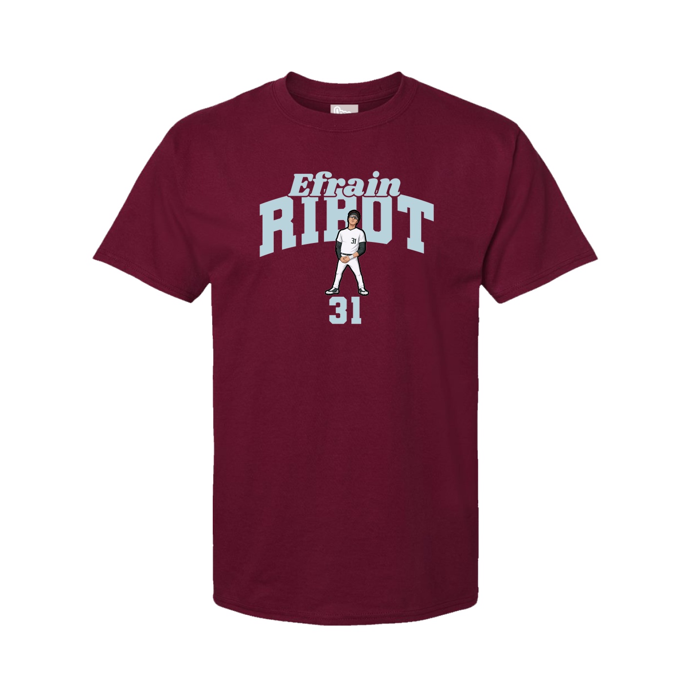 Youth Tee — Signature Arch in Cardinal
