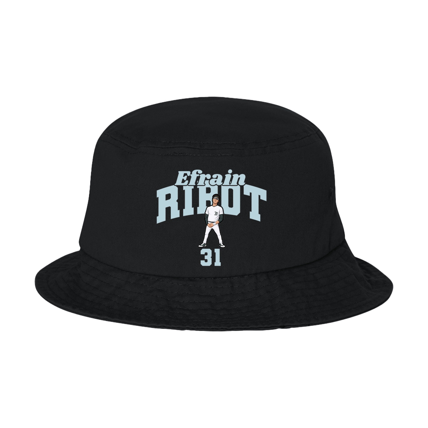 Bucket Cap — Signature Arch in Black
