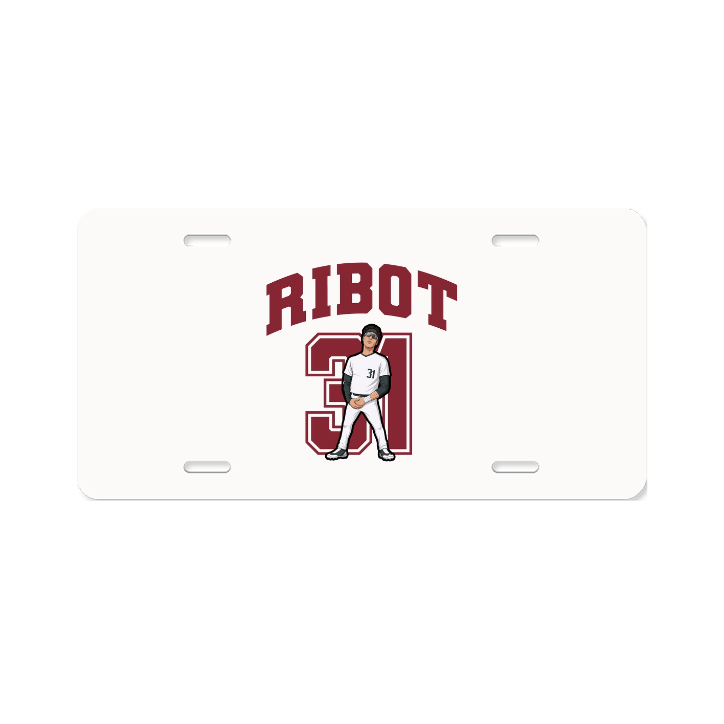 License Plate — Number in Classic